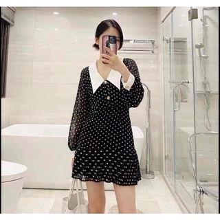 [ORDER-ẢNH THẬT]V010 Váy đầm mini chấm bi