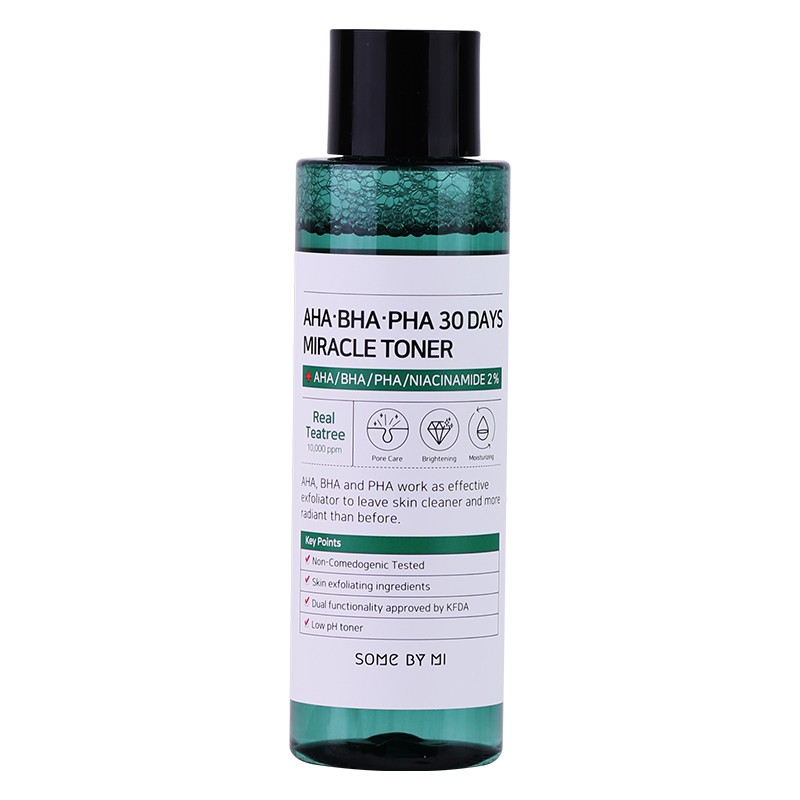 [150ml] Nước Hoa Hồng Giảm Mụn Some By Mi AHA-BHA-PHA 30 Days Miracle Toner 150ml🔥Bán chạy🔥