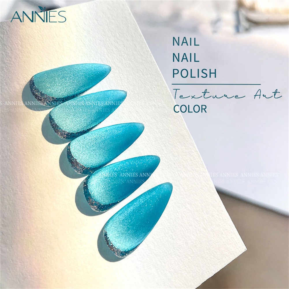 ANNIES Sơn Nhũ Flash Gel Sơn Móng Tay Trang Trí Hình Mắt Mèo Độc Đáo Nổ Smuronal Mèo Mèo Mắt Hoa Glossom 2022 Mới Màu Sắc Phổ Biến Nền Tảng COD
