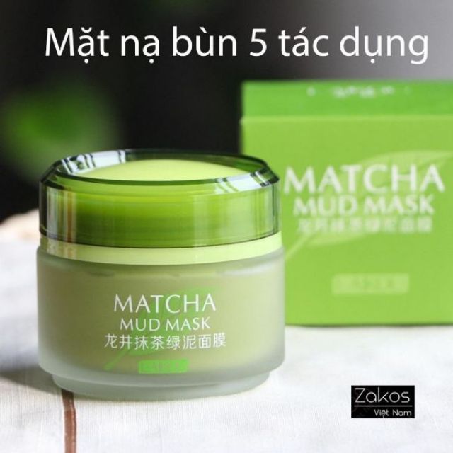 Mặt nạ bùn trà xanh 5 tác dụng