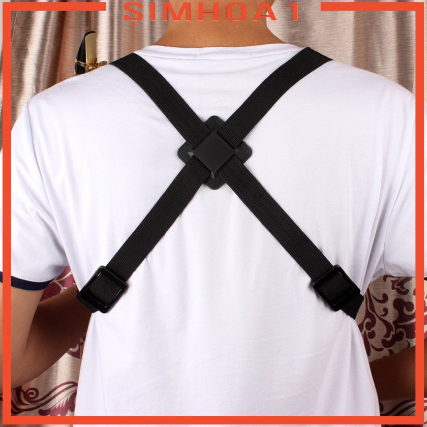 1 Dây Đeo Cổ Màu Đen Có Thể Điều Chỉnh Cho Kèn Saxophone