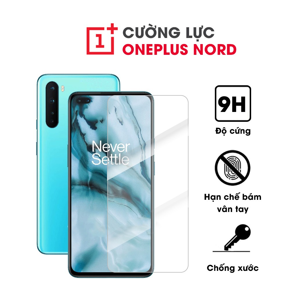 Kính cường lực Oneplus nord chính hãng Gor Độ cứng 9H bảo vệ màn hình và chống bám vân tay hiệu quả