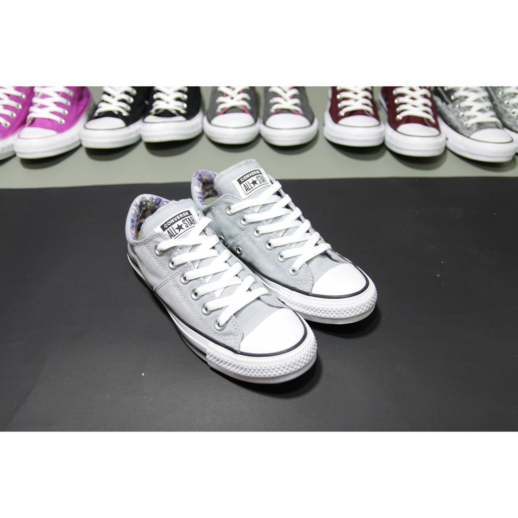 Giày Converse chính hãng Madison thấp cổ vải ghi CTVG01