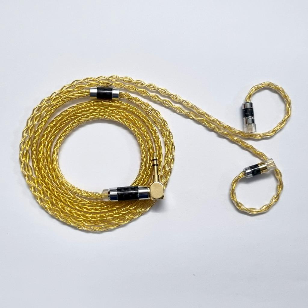 Dây 8 lõi mạ bạc 7N chân cắm MMCX, QDC , 2 Pin 0.78mm...