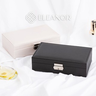 Hộp đựng trang sức Eleanor Accessories nhiều ngăn có khóa phụ kiện trang sức cao cấp