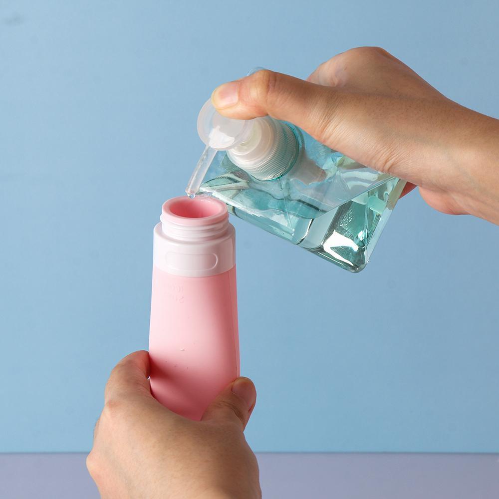 Chai Silicone Đựng Gel Rửa Tay Tiện Lợi