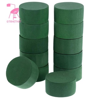 Bộ 10 miếng mút hút nước tròn cắm xếp hoa màu xanh dương trang trí vườn tiệc cưới thủ công đặc sắc