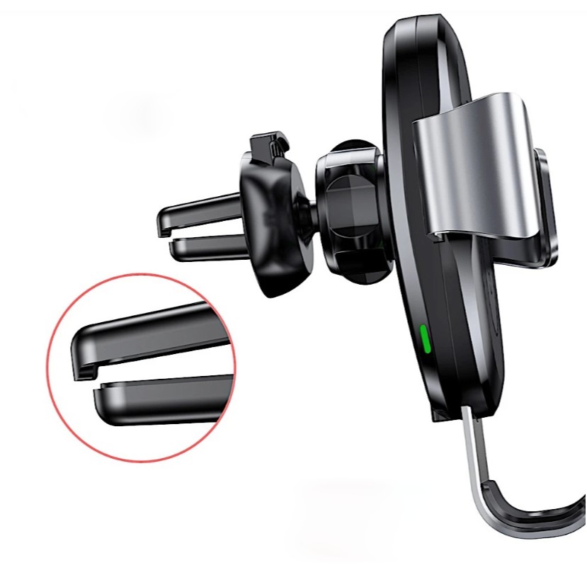 Kẹp cửa gió kèm sạc không dây trên xe hơi BASEUS Gravity Car Mount