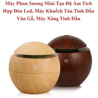 Máy xông tinh dầu vân gỗ