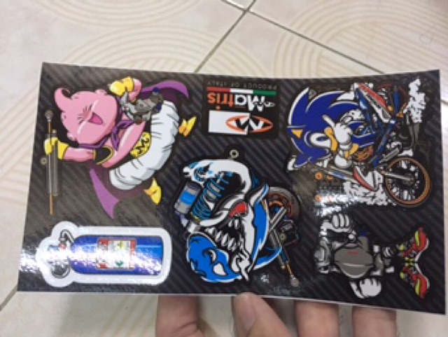 Tem stiker tấm 10x18 mabư sonic