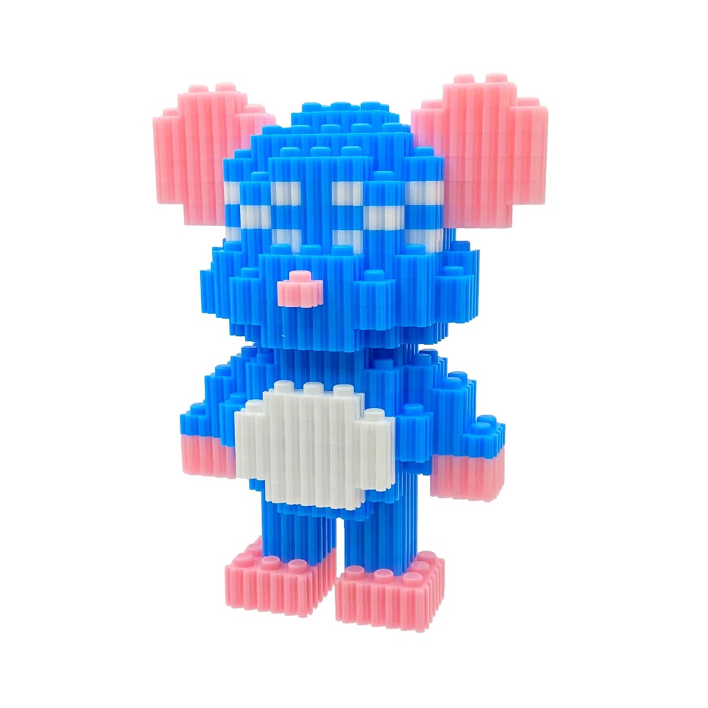 Mô hình lắp ráp Bearbrick 3D có ngăn hình dáng dễ thương, Đồ chơi lắp ráp bearbrick nhiều mẫu