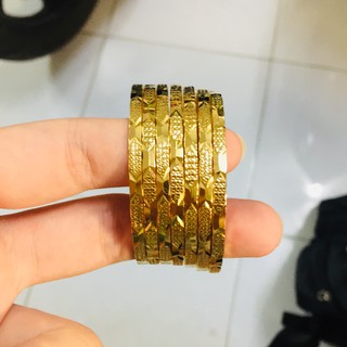 BỘ 7 VÒNG XIMEN KHÓA GÀI NHƯ VÀNG THẬT CAO CẤP