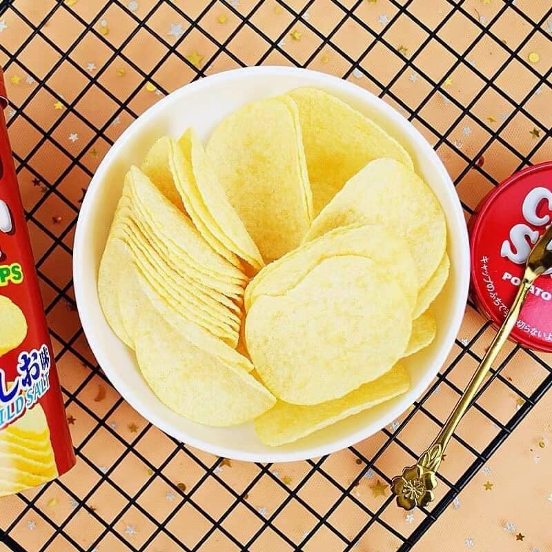 Snack Bim Bim Khoai Tây Chipstar Nhật Bản 50G Thơm Ngon Giòn Rụm Nguyên Liệu Tự Nhiên An Toàn Cho Bé Từ 1 Tuổi