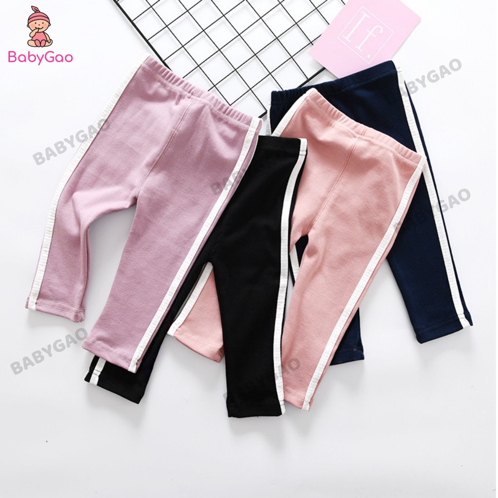 Quần legging bé gái hàng Quảng CHâu  quần thun dài cho bé họa tiết hoạt hình siêu xinh BabyGao mẫu 2021