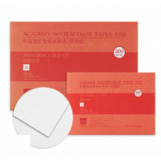 Sổ màu nước Baohong vân hot 300gsm 20 tờ size a5 và a4 (lỡ)
