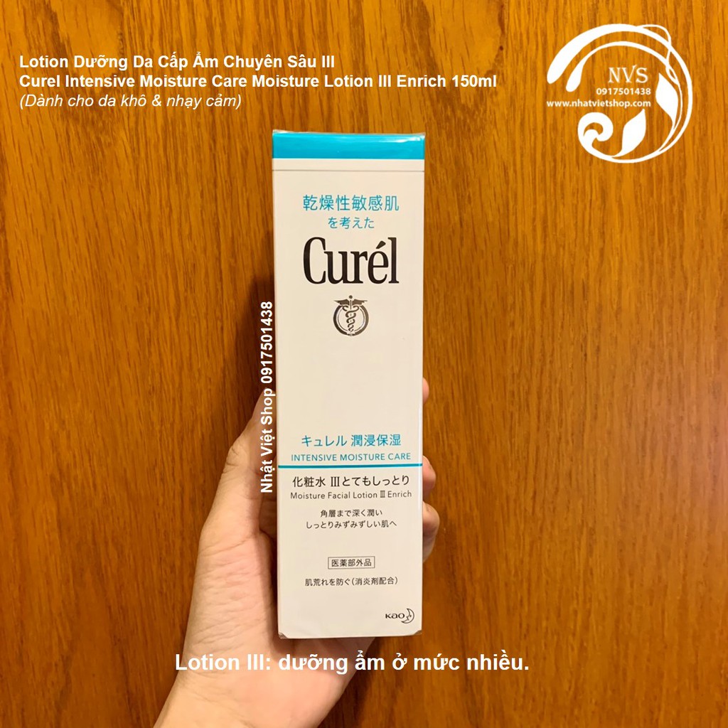 Lotion Dưỡng Da Cấp Ẩm Chuyên Sâu - Curel Intensive Moisture Care Moisture Lotion 150ml