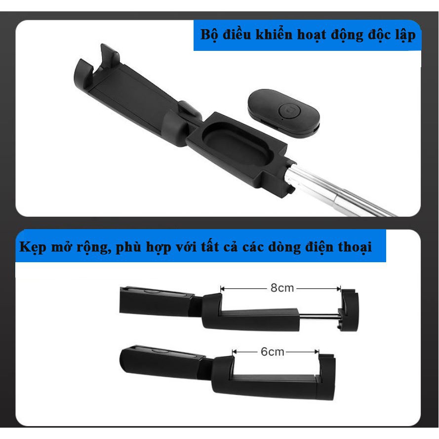 ♧♝Gậy tự sướng bluetooth và chân tripod livestream, quay tiktok cao cấp. Dài 80cm, dùng cho cả ios và an | BigBuy360 - bigbuy360.vn