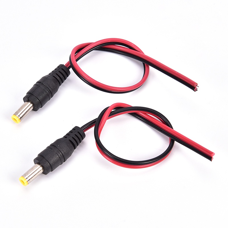 Set 5 Đầu Kết Nối Nguồn Điện Maledc 12v 5.5x2.1mm