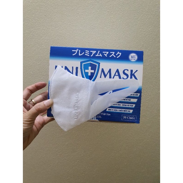 Hộp 50 chiếc Khẩu Trang 3D Mask UNIMASK (3D UNIMASK)