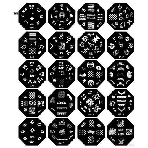 [Hàng mới về] Bộ dụng cụ in hình trang trí móng tay nghệ thuật