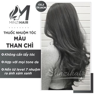 Thuốc Nhuộm Tóc Màu Than Chì | Không Cần Tẩy Tóc - Minzihair
