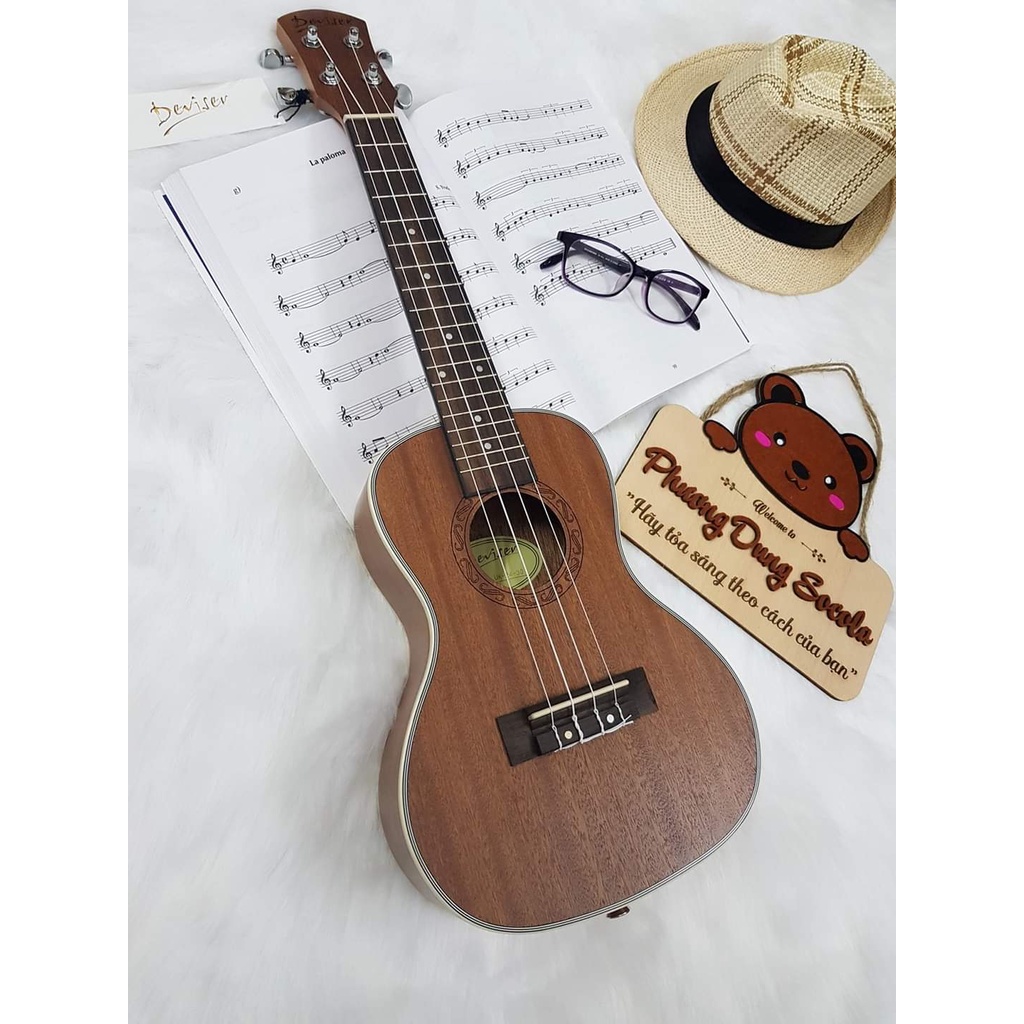 Đàn Ukulele Deviser Gỗ Sapele - UK24-30 - Size Concert 24inch