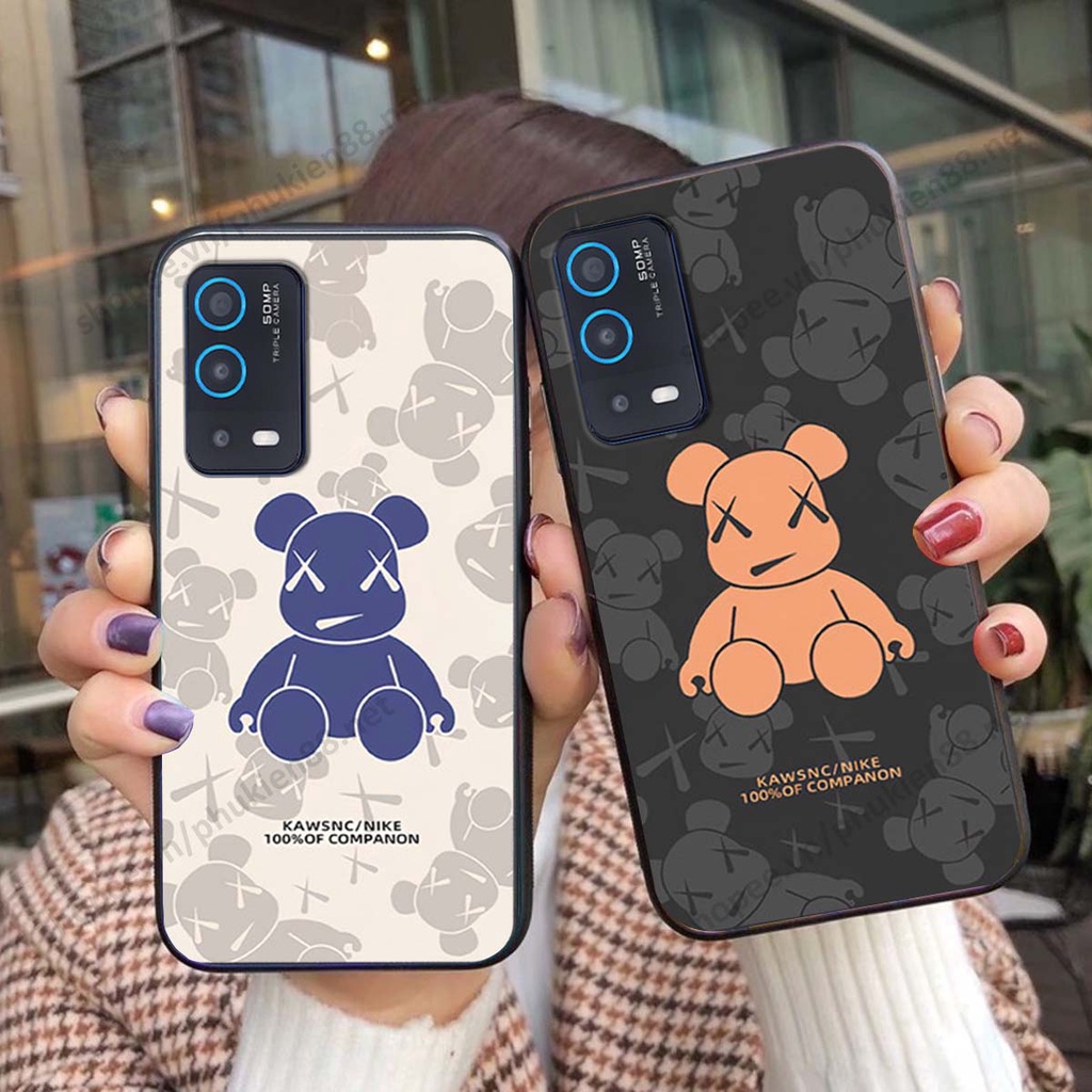 Ốp lưng Oppo A52 / A92 hình Robot Bear, Kawsnc bảo vệ điện thoại