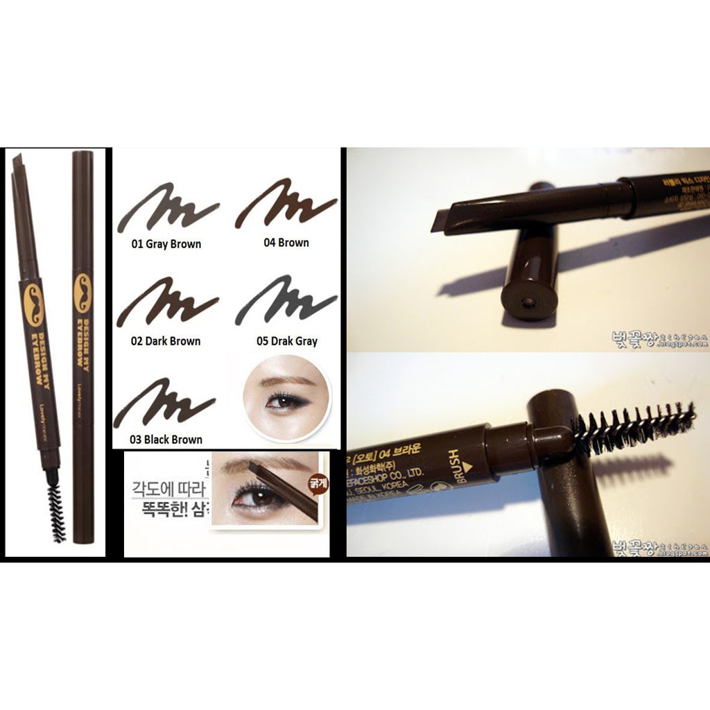 CHÌ KẺ MÀY 2 ĐẦU LOVELY MEEX DESIGN MY EYEBROW