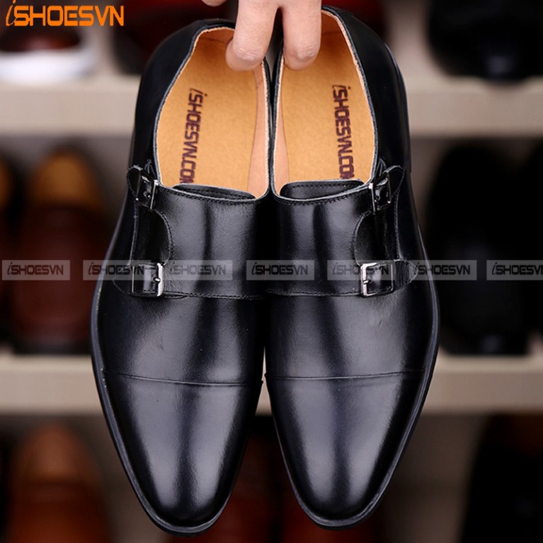 Giày da bò nam công sở thời trang cao cấp ISHOESVN IS426 giày ishoes