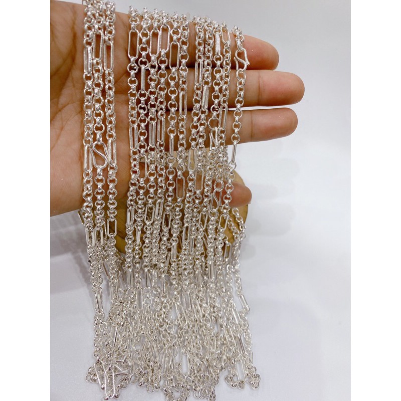 Dây bạc ta mắt xích phối 6