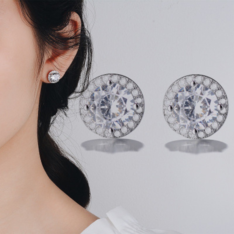 Bông tai bạc 925 Trang sức thời trang cho phụ nữ