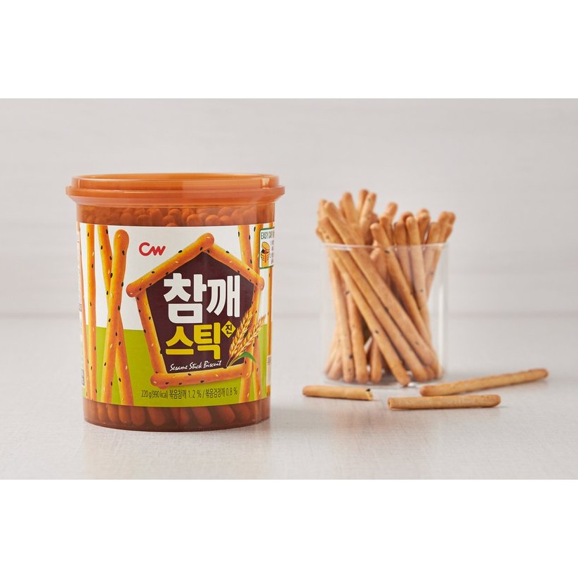 [CW] BÁNH VỪNG QUE 220G - [청우] 참깨스틱 220G