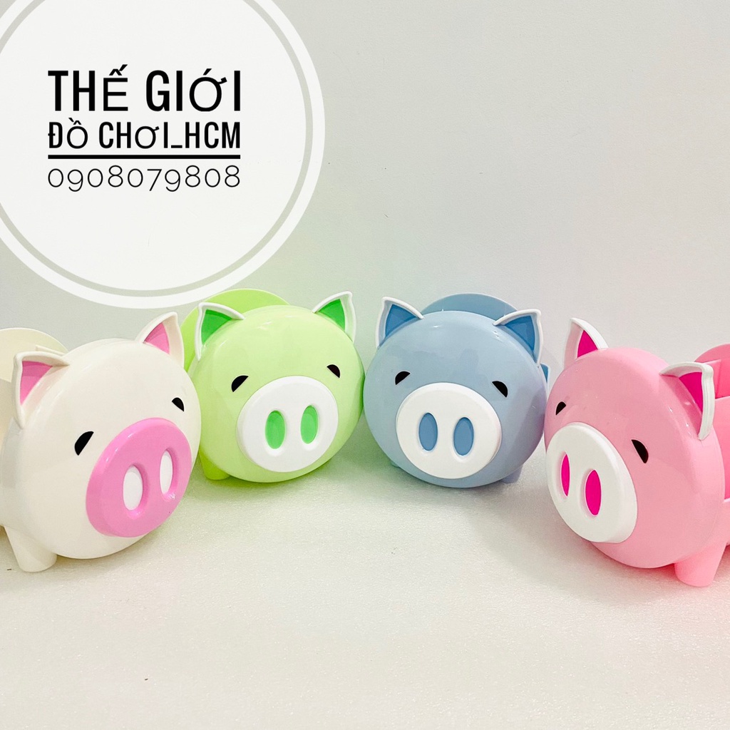 [4 NGĂN-SIÊU TO ] Ống cắm bút để bàn chú heo con/chú thỏ con dễ thương cho bé dùng cắm viết, thước, đồ đựng bút viết học