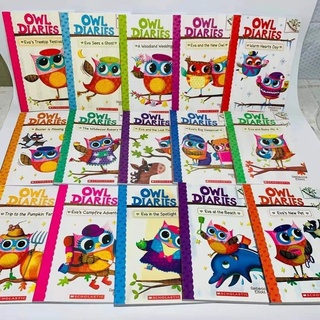 [Xả Kho!]Bộ nhập 15q - Owl Diaries Scholastic