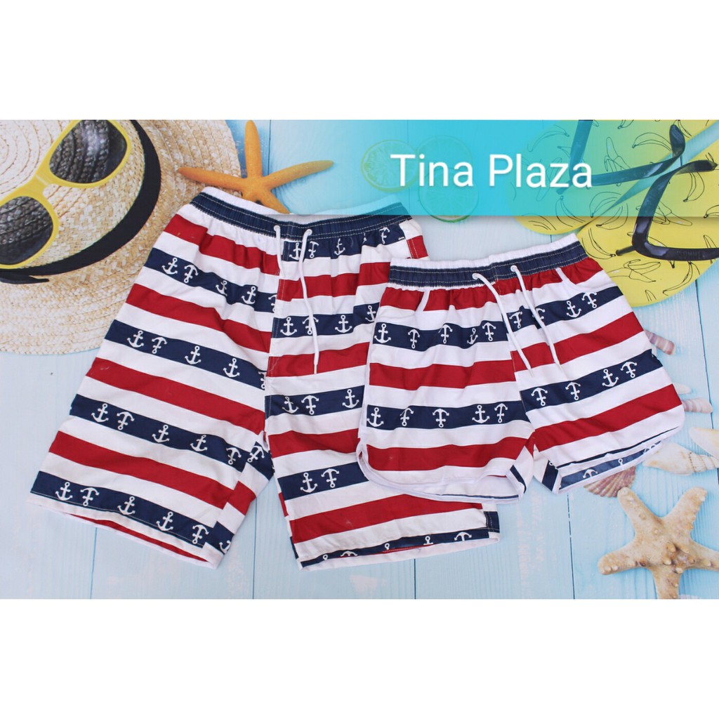 Quần đi biển sắc màu