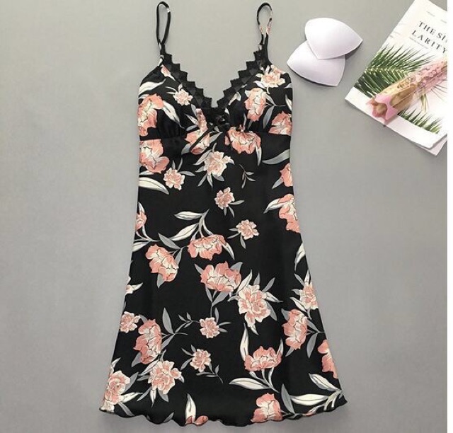 Đầm satin 2 dây sexy