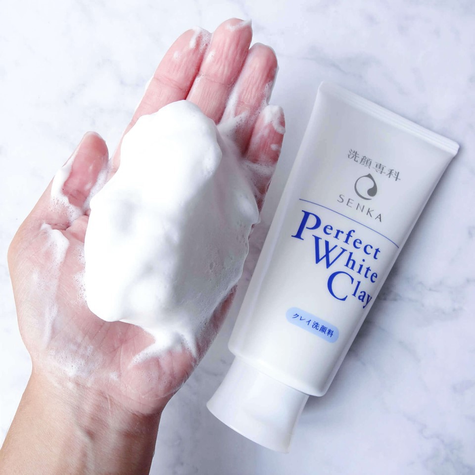 Sữa Rửa Mặt Shiseido Perfect Whip/ White Clay/ Collagen In Cleanser Senka - Nhật Bản