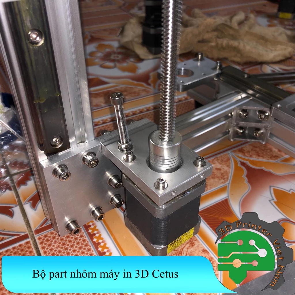 Bộ part nhôm máy in 3D Cetus khổ 200x200x200