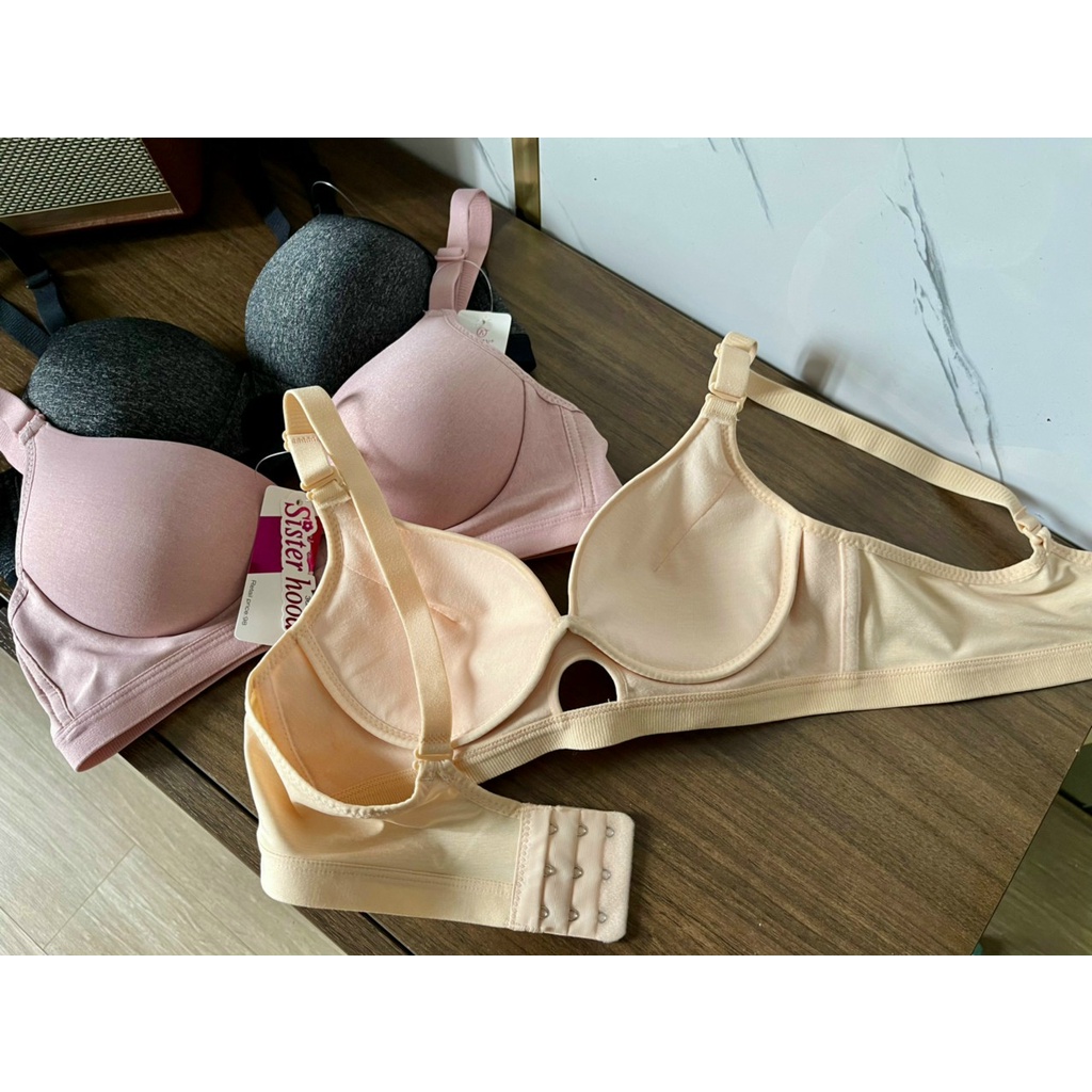 Áo Lót Cotton Không Gọng Đệm Mỏng Sisterhood Co Giãn Thoải Mái 778