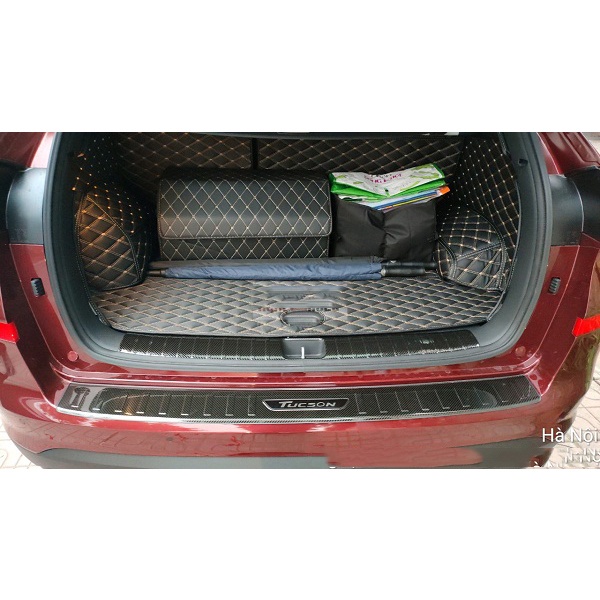 Chống Trầy Cốp Xe Hyundai Tucson 2019 2020 2021 Mẫu Carbon