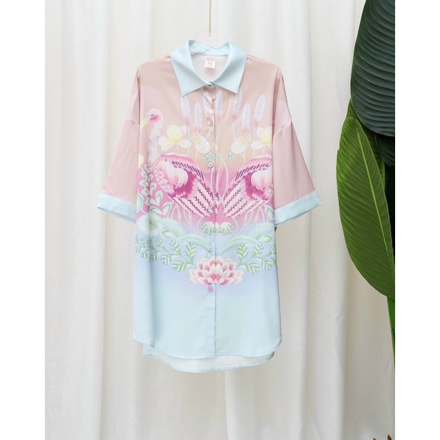 VÁY SƠMI HOẠ TIẾT CAO CẤP ( NEW )