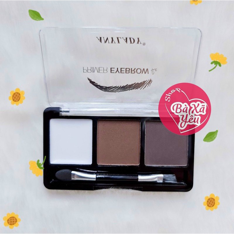 Bột tán mày 3 ô ANYLADY Kèm Cọ - BX3881