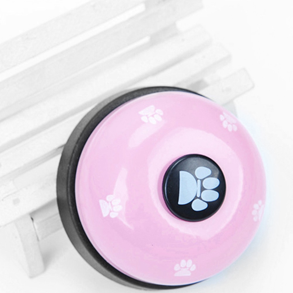 Chuông huấn luyện thú cưng dạng nhấn họa tiết dấu chân