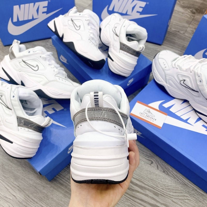 Giày Thể Thao M2K Tekno Trắng Đen Cao Cấp [FULL BOX] Giầy sneaker xám trắng tăng chiều cao nam nữ hottrend