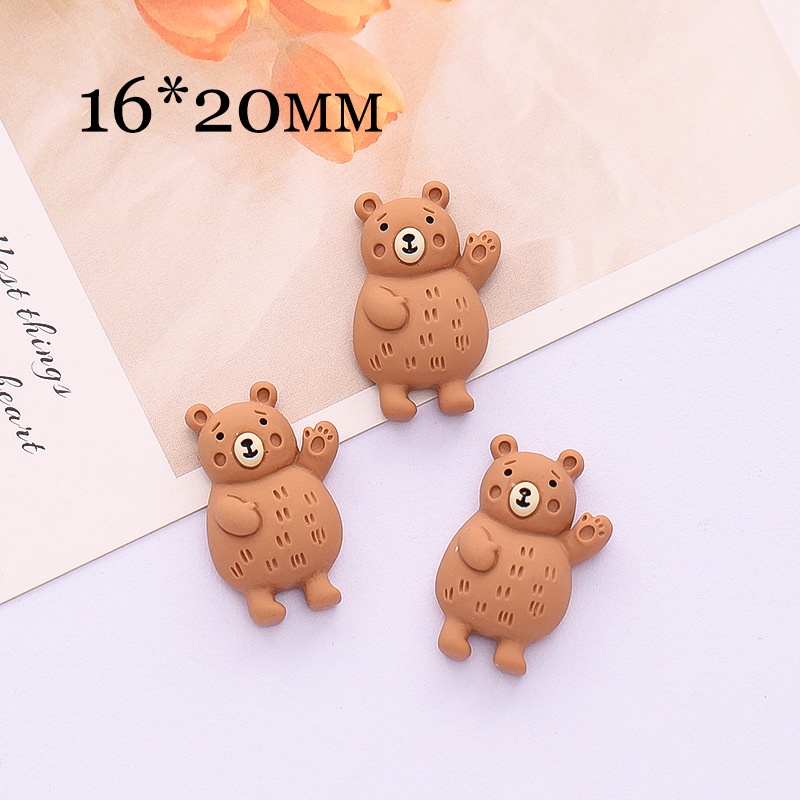 Bộ 10 Miếng Dán Hình Động Vật Dễ Thương Dùng Trang Trí Điện Thoại