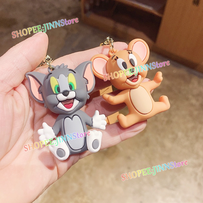 Móc khóa hình búp bê hoạt hình Tom and Jerry dễ thương