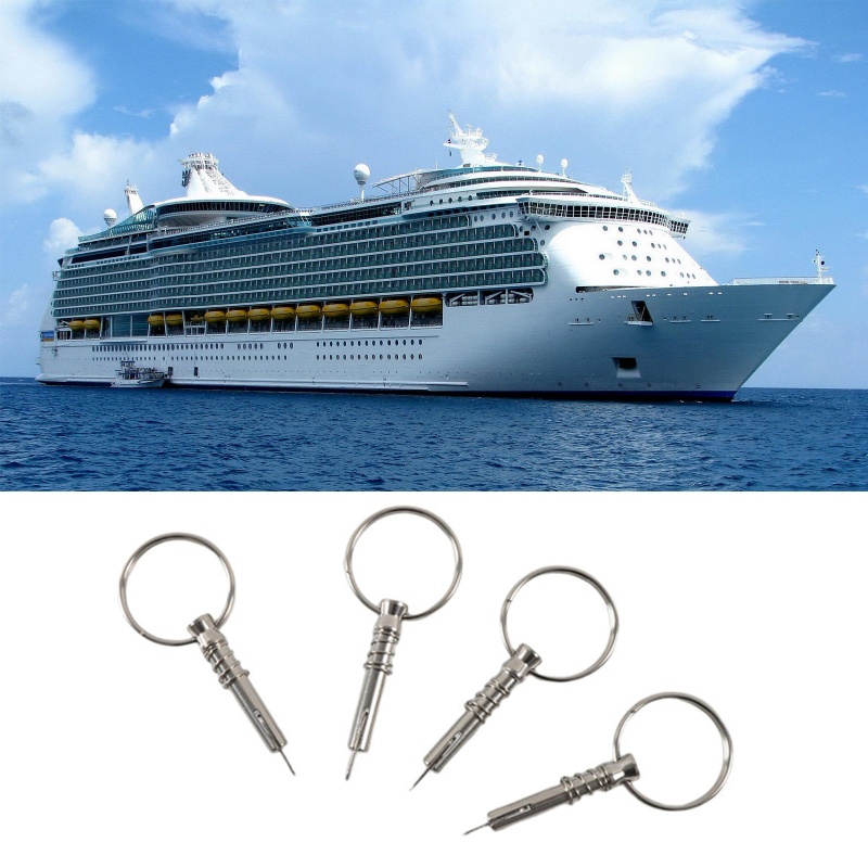 Chốt Cài Đầu Bimini Đường Kính 1 / 4 Inch (6.5mm) Bằng Thép Không Gỉ Cho Tàu Thuyền Dài 0.9 &quot;