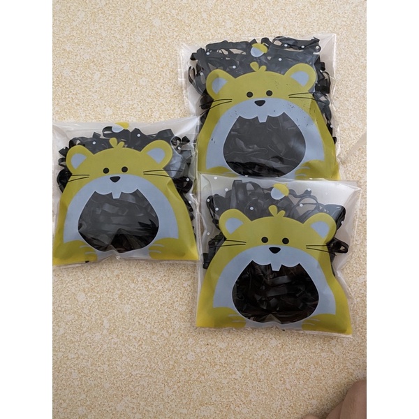 B026 Chun Buộc Tóc Đen Không MÙI, Siêu Dai, Siêu Co Giãn( túi 20g)