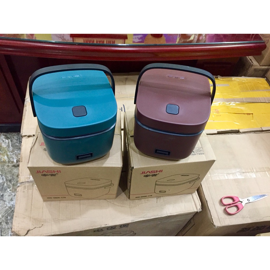 Nồi Cơm Điện Đa Năng Mini 0,8L cho 1-2 người (tặng kèm khay hấp) | BigBuy360 - bigbuy360.vn