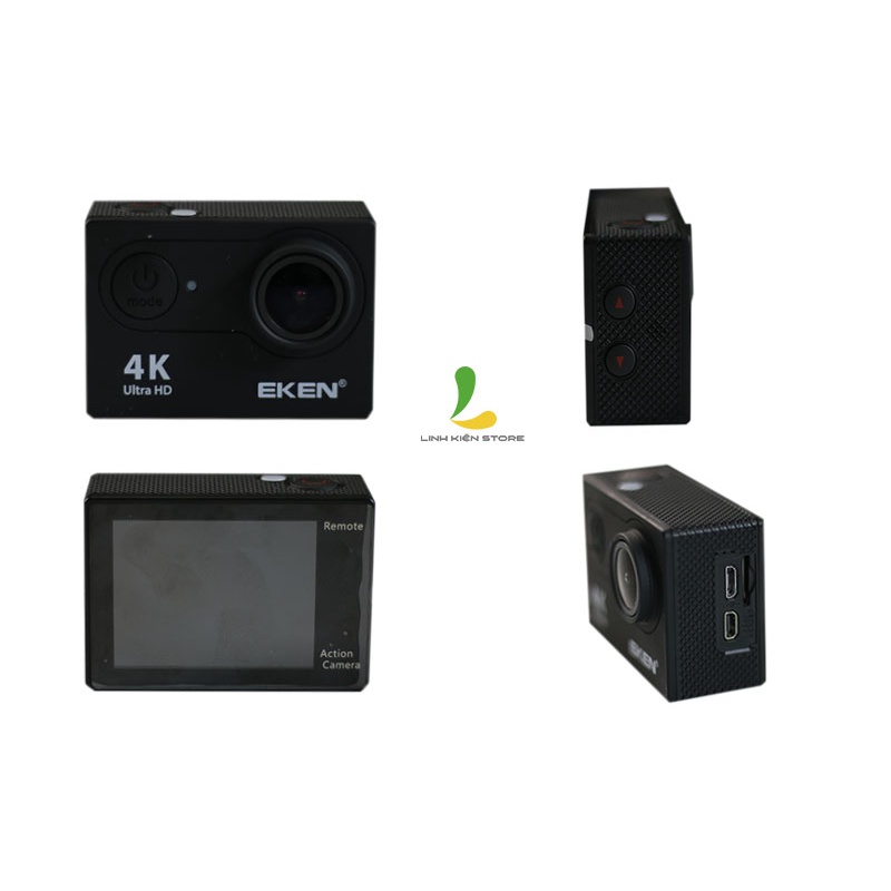 Combo Camera Eken H9r – Bản mới nhất Version 8.1, Quay video 4K @30fps Bản 2 Pin + Dock sạc đôi + Tripod | WebRaoVat - webraovat.net.vn